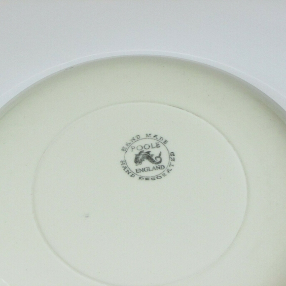 3 Poole Pottery Cameo Plates Salad & Bread Sage Green Mid-Century Retro Vintage - Picture 3 of 6